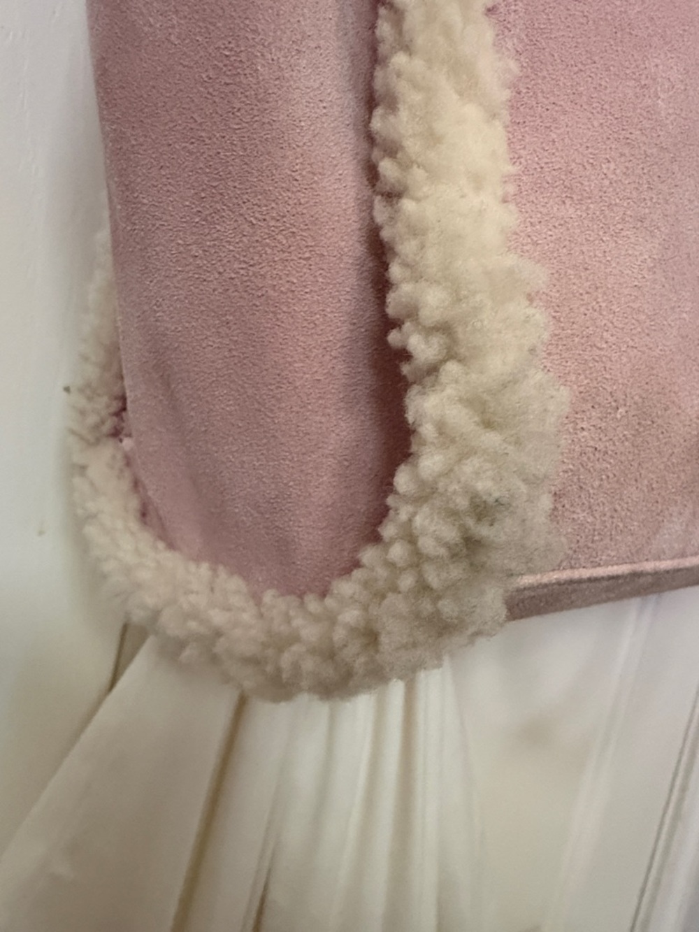 SALE! Ugg/telfar Tote Bag - Pink Shearling Trim - Picture 3 of 13